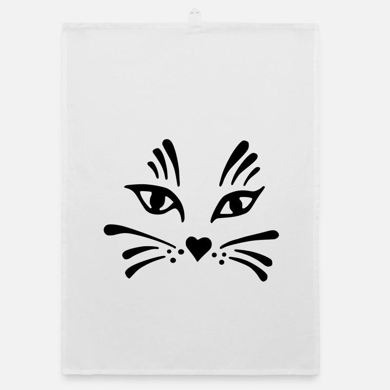 tête de chat simplifiée Torchon bio