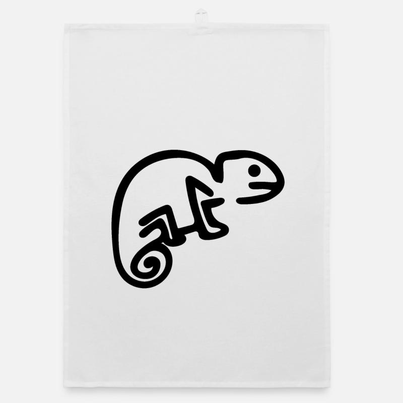 caméléon Torchon bio