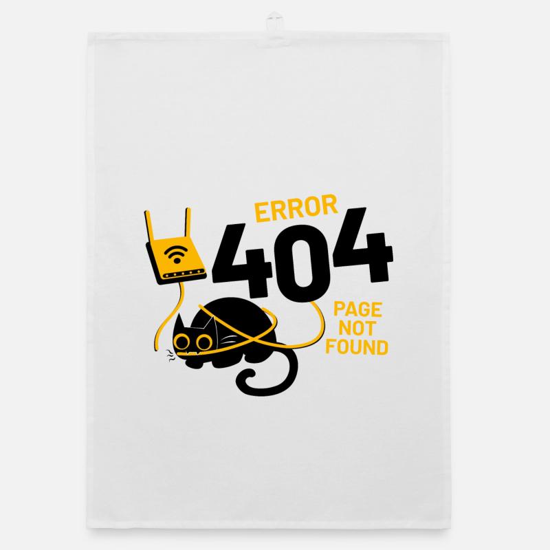 Error 404 Page Not Found Organic dish towel