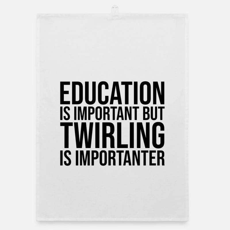 Twirling Organic dish towel