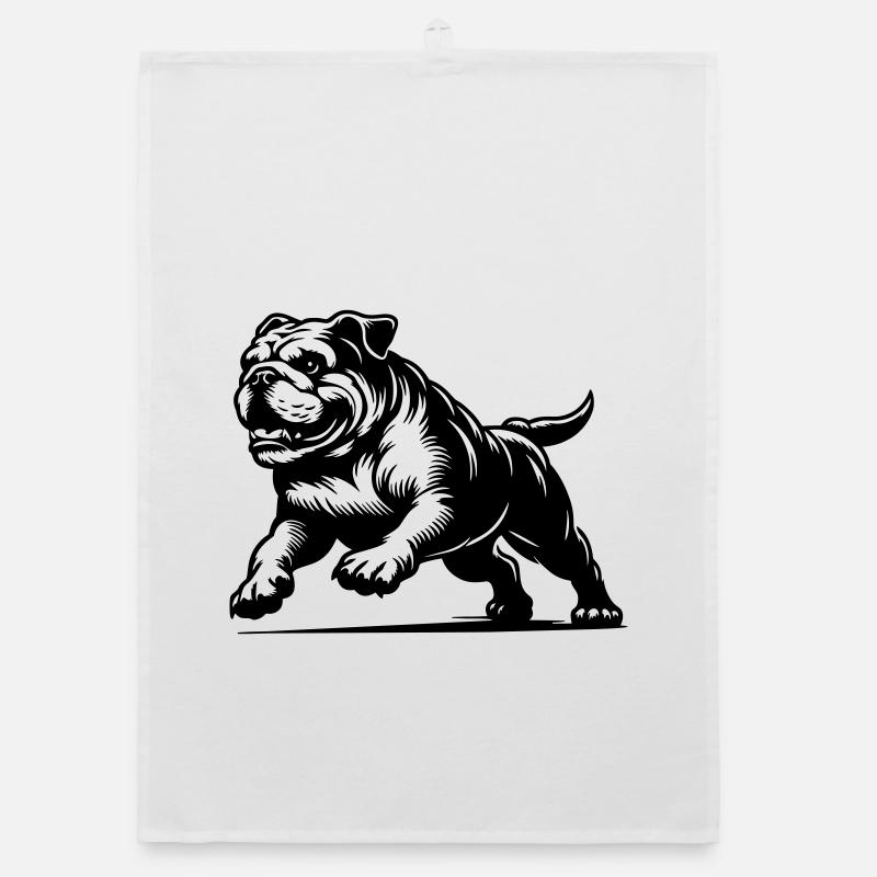 Bouledogue anglais Torchon bio
