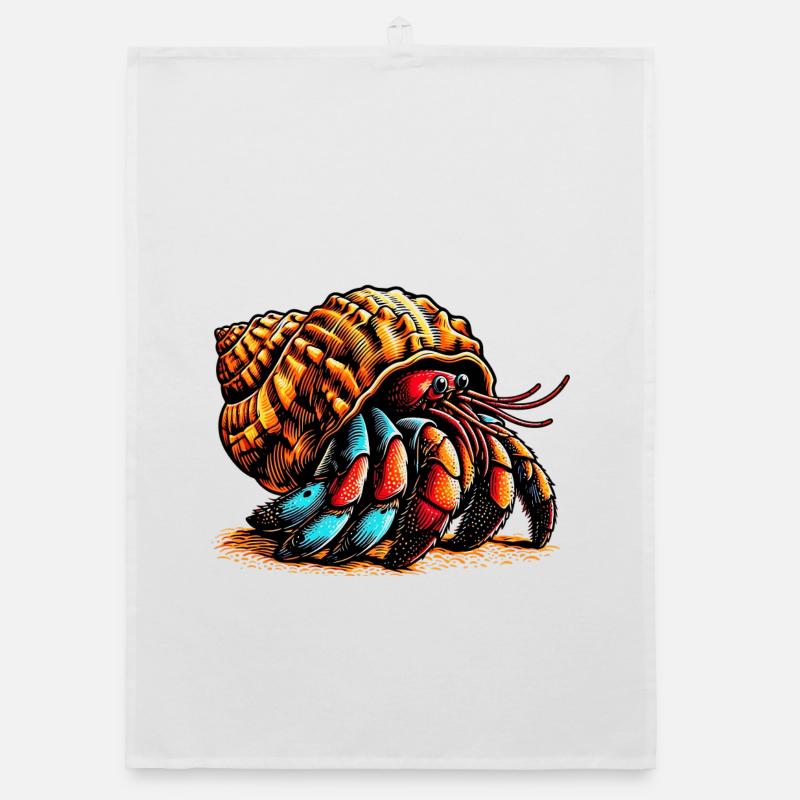 Hermit crab Organic dish towel
