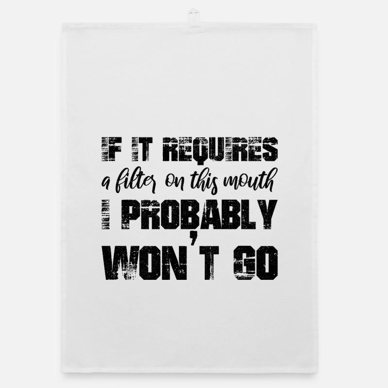 If it requires a filter on this mouth, I probably Organic dish towel