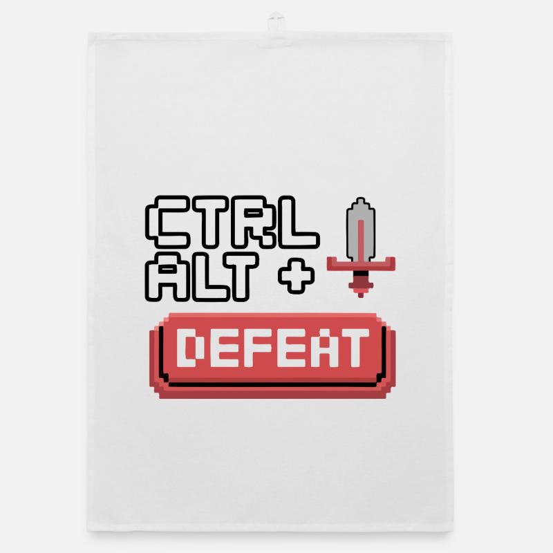 Strg Alt Entfernen Pixel Design Organic Geschirrtuch