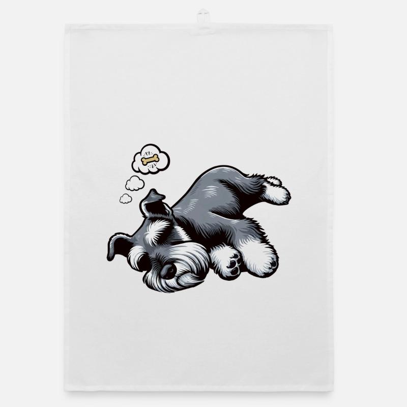 Schnauzer géant Schnauzer Propriétaire de Schnauzer Torchon bio
