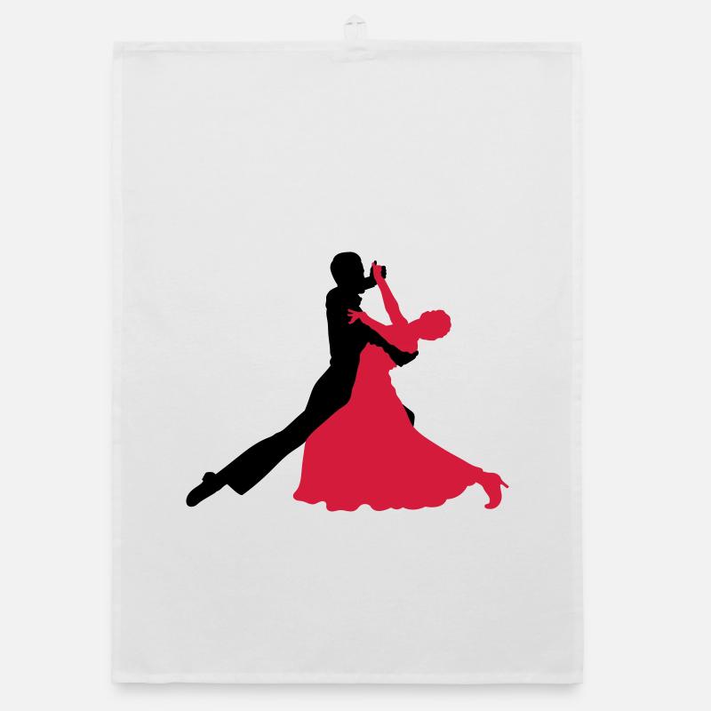 ballroom dancing Organic dish towel
