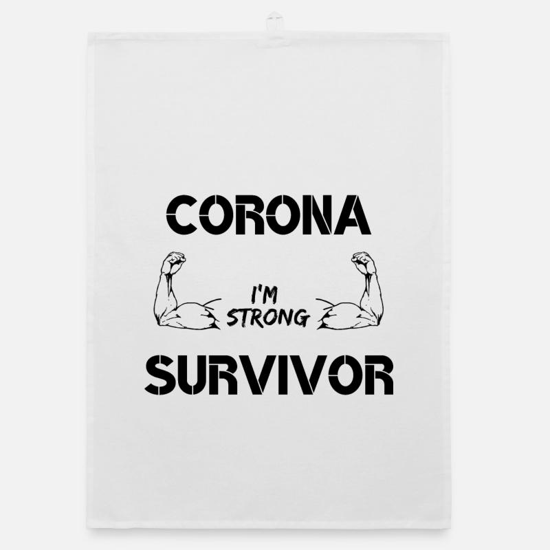 CORONA SURVIVOR Organic dish towel