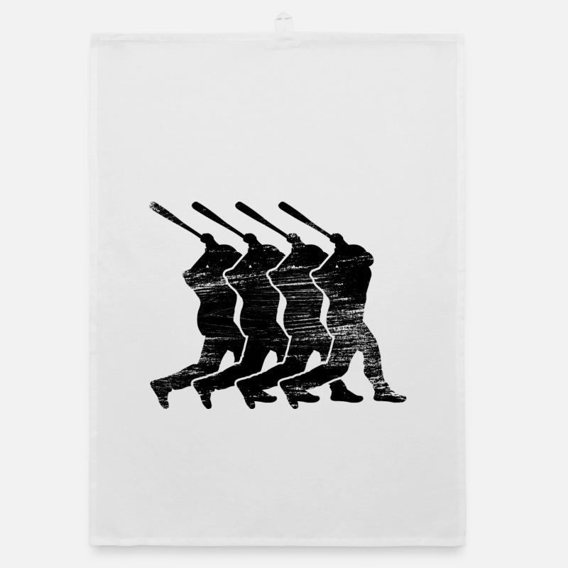 Baseball bat Organic dish towel
