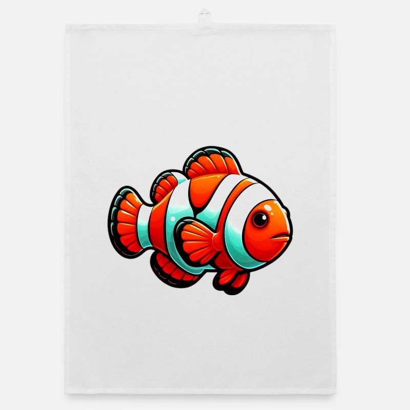 Clownfish Organic dish towel