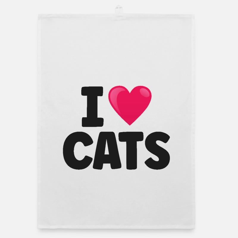 Cat Organic dish towel