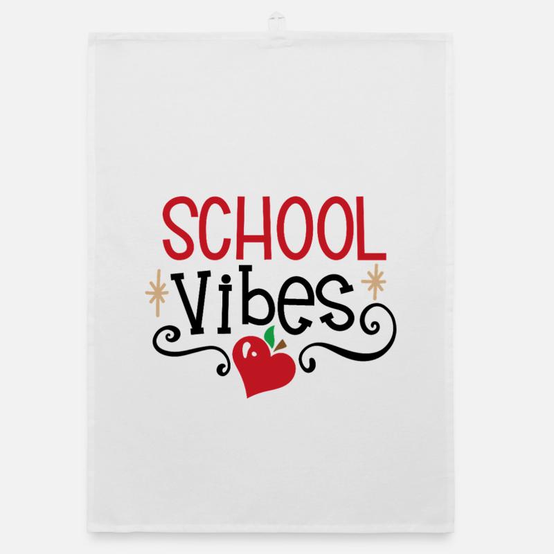 School atmosphere Organic dish towel