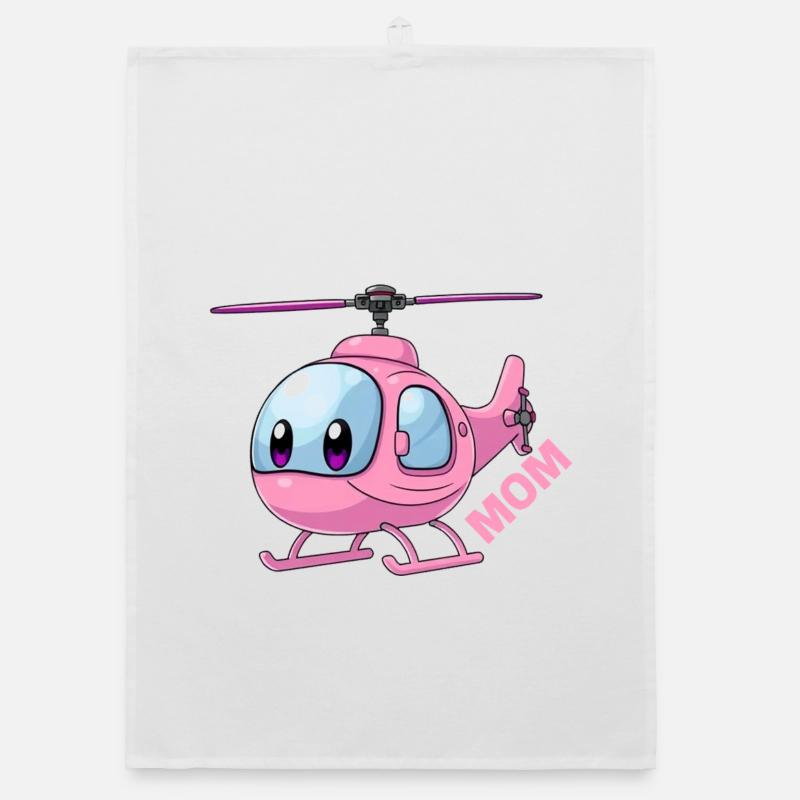 Helikopter Mutter Organic Geschirrtuch