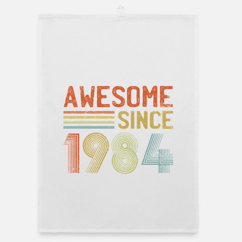 Conception de logo d’anniversaire d’année rétro Torchon bio