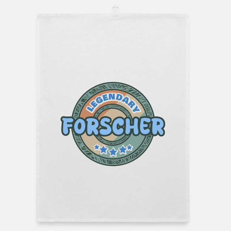 Forscher als Geschenkidee Organic Geschirrtuch