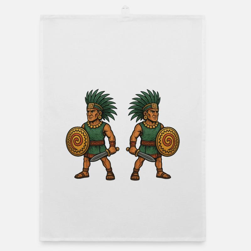 Aztec Double Warrior Organic dish towel