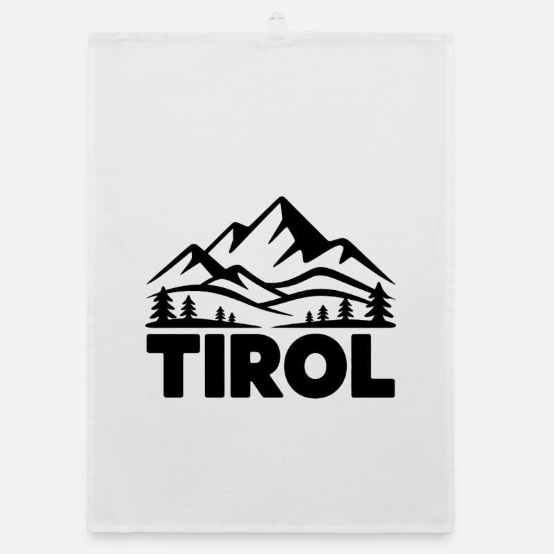 Tyrol - Conception de souvenirs Torchon bio