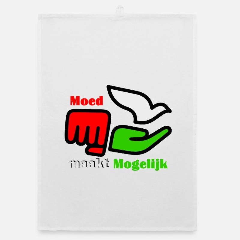 Le courage rend possible Logo Torchon bio