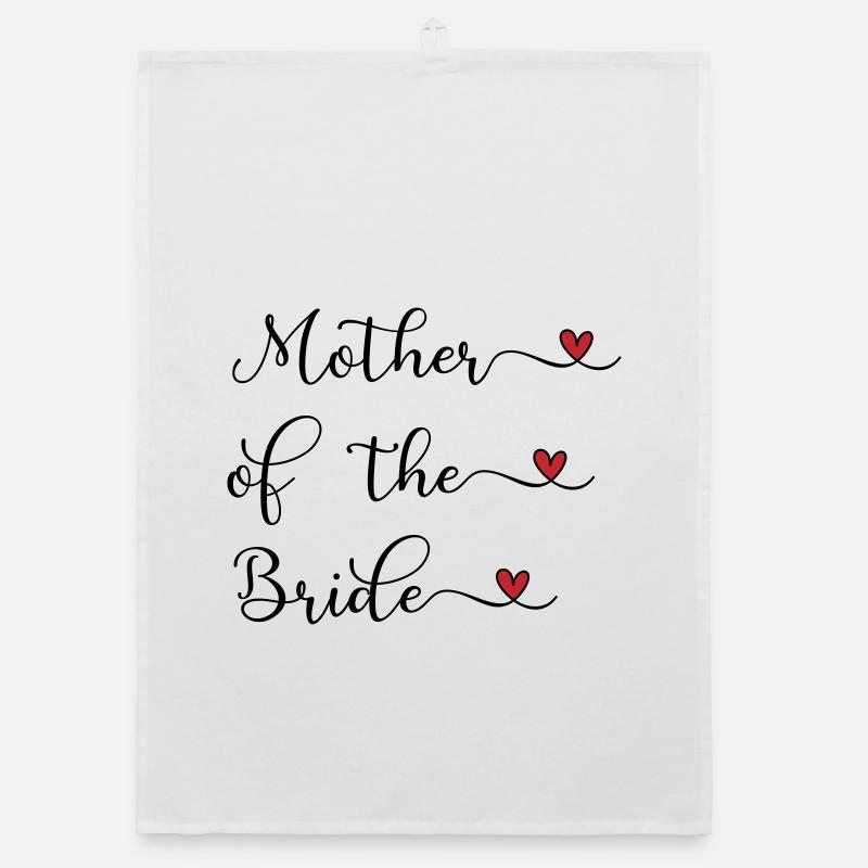 Mutter der Braut Organic Geschirrtuch