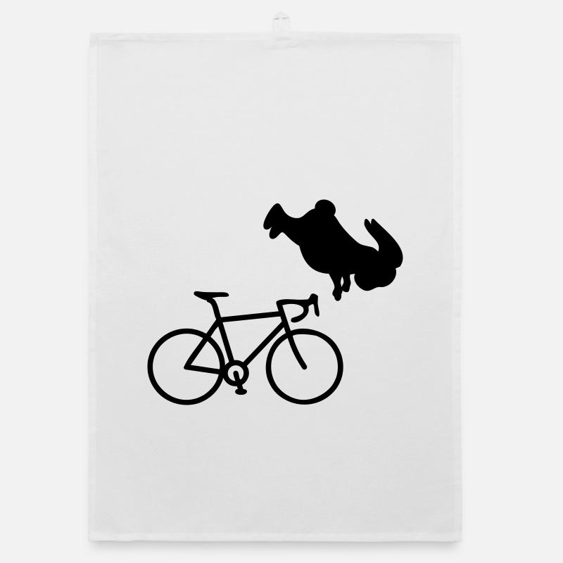 Bicycle Cycling Bunny Torchon bio