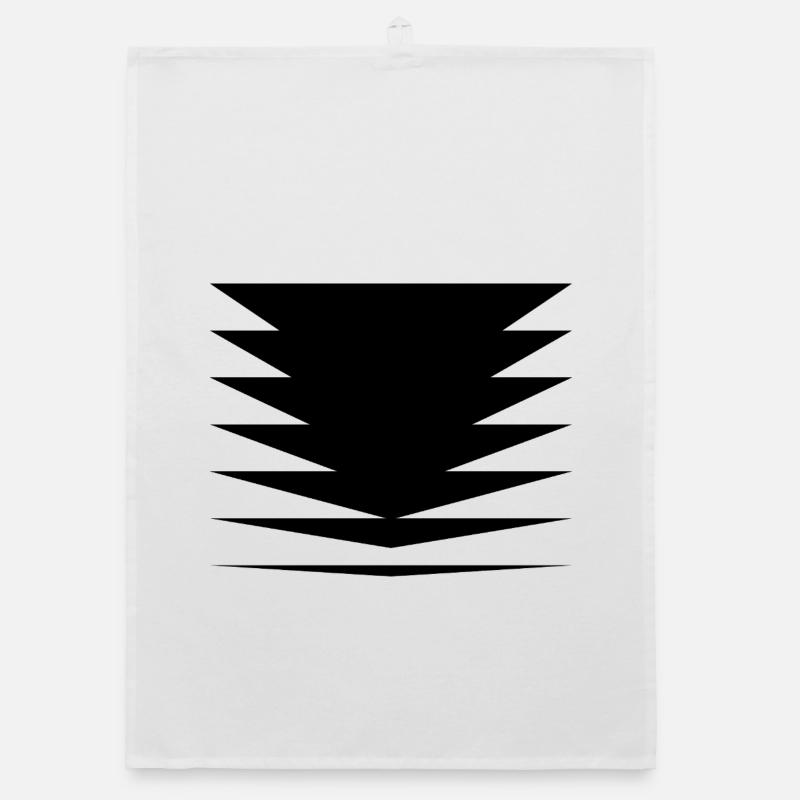 Conception des triangles noirs Torchon bio