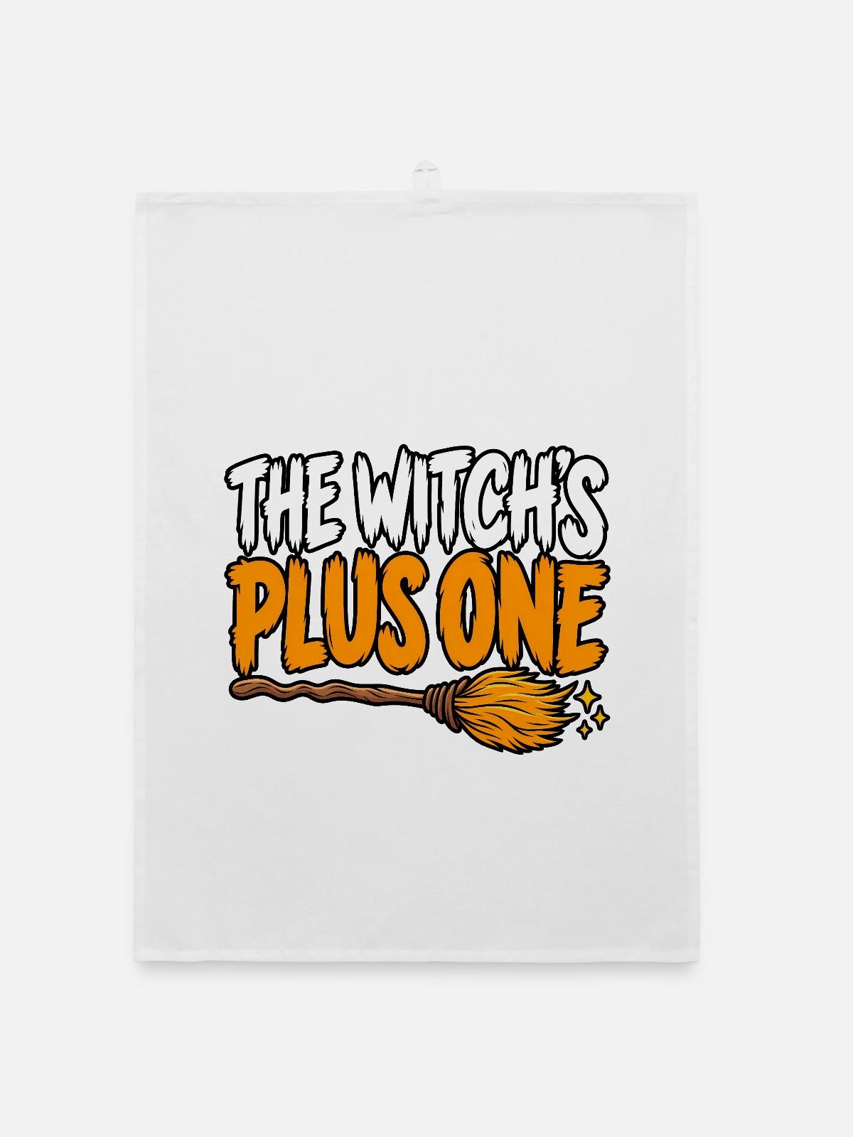The Witch's Plus One - Organic Geschirrtuch - Weiß - Vorne