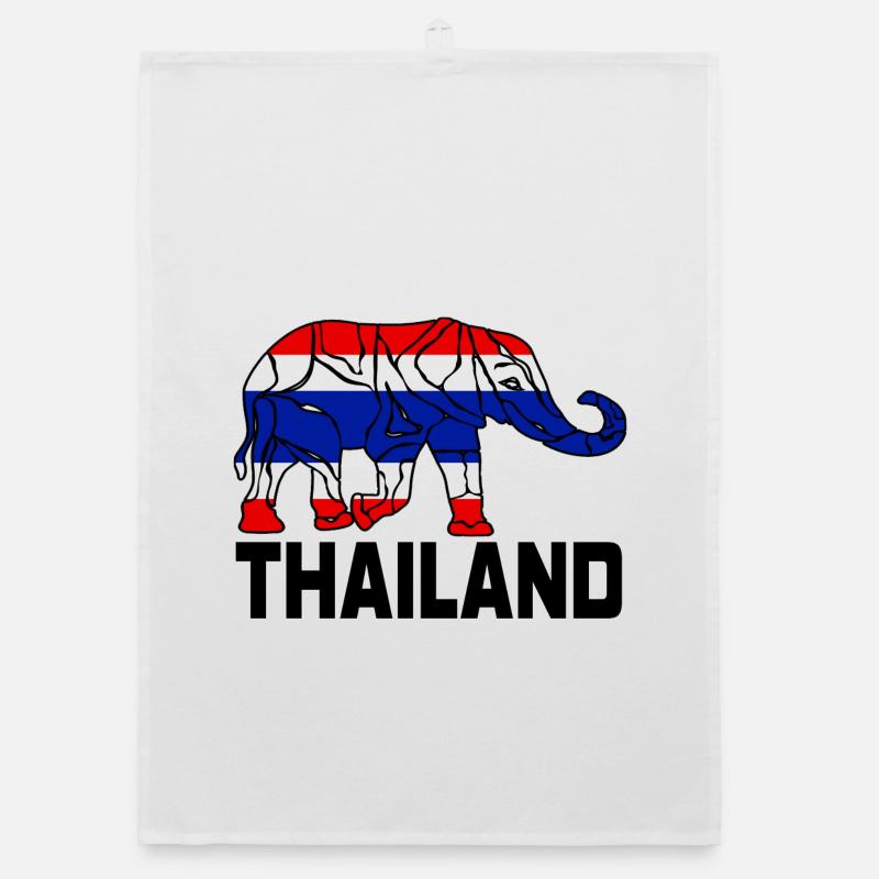 Thailand Elephant / Gift / Gift Idea Organic dish towel