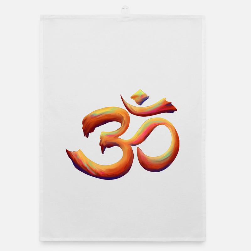 Om Regenbogenbürste Organic Geschirrtuch