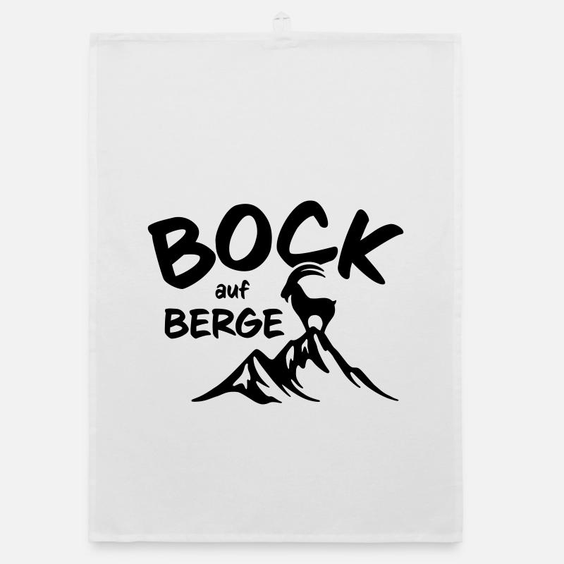 Bock auf Berge Organic Geschirrtuch