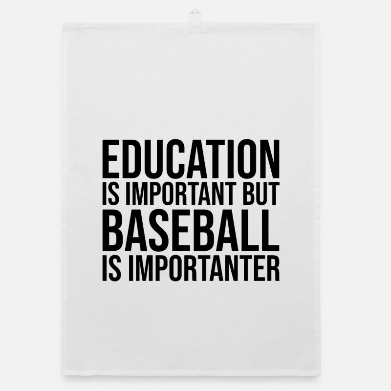 Baseball Organic Geschirrtuch