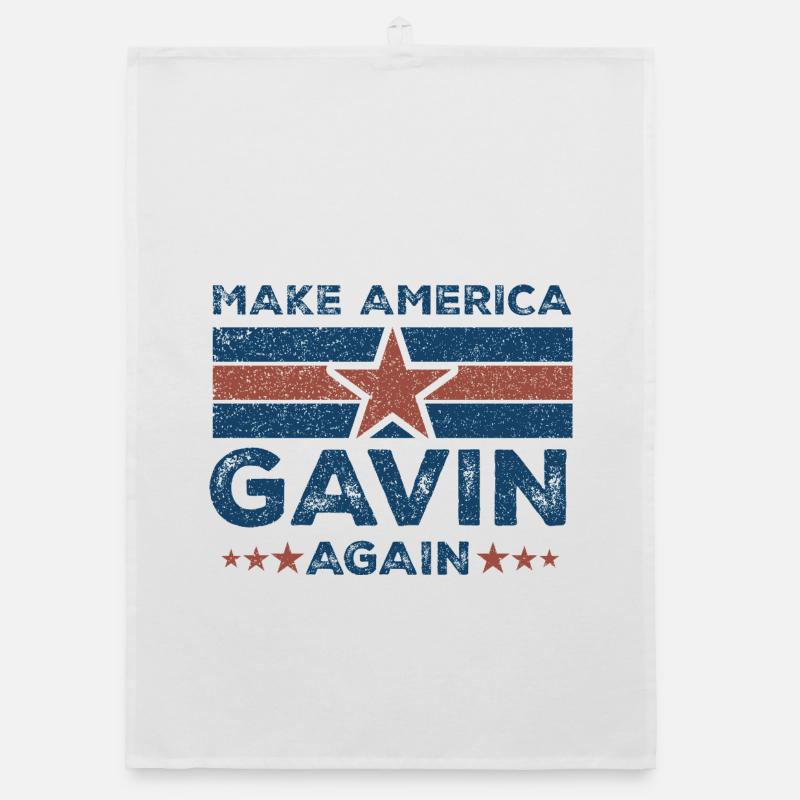 Gavin Make America   Organic dish towel