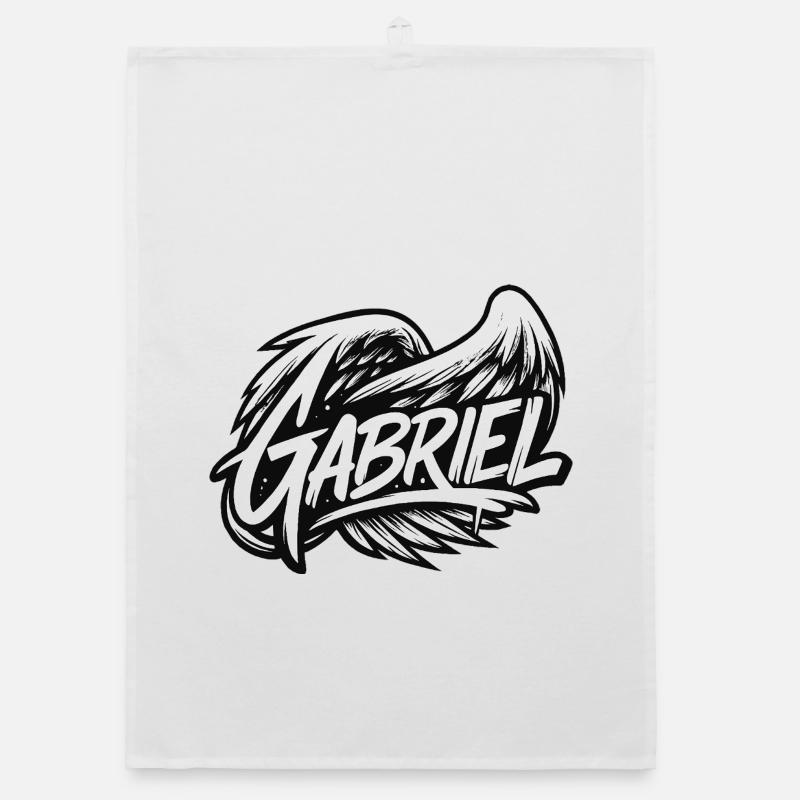 Archange Gabriel | Simple Graffiti Style Torchon bio