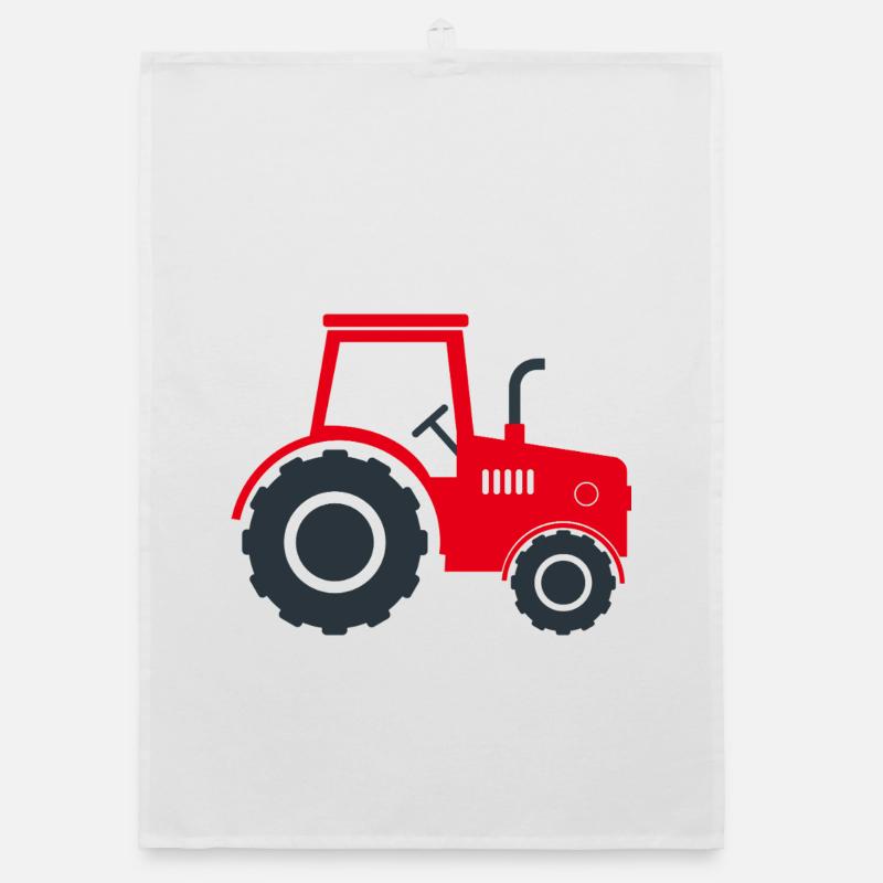 Farm tractor Organic dish towel