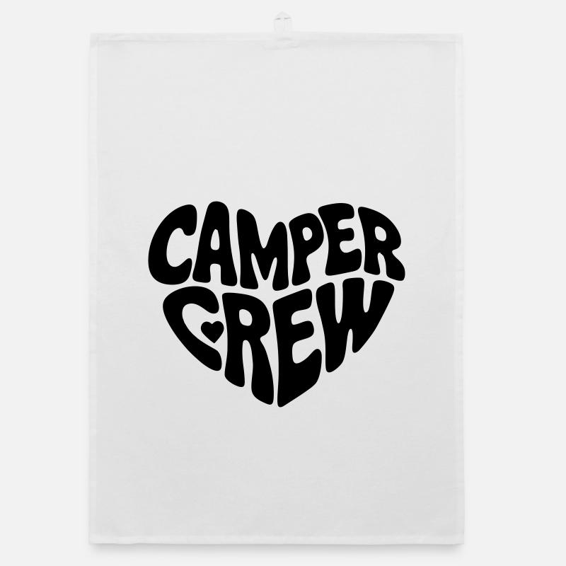 Camper crew heart Organic dish towel