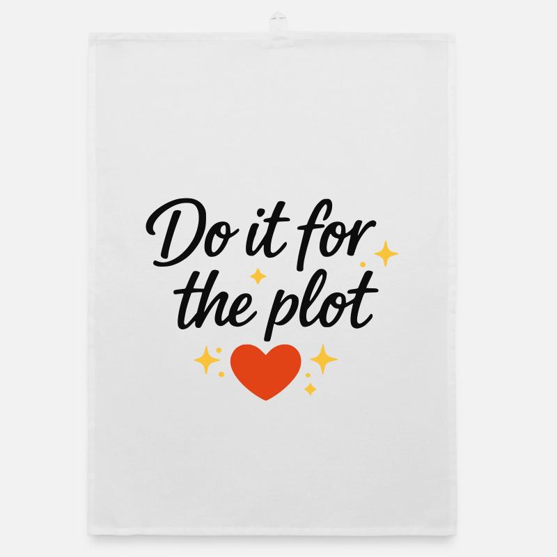 Do it for the Plot Herz Organic dish towel