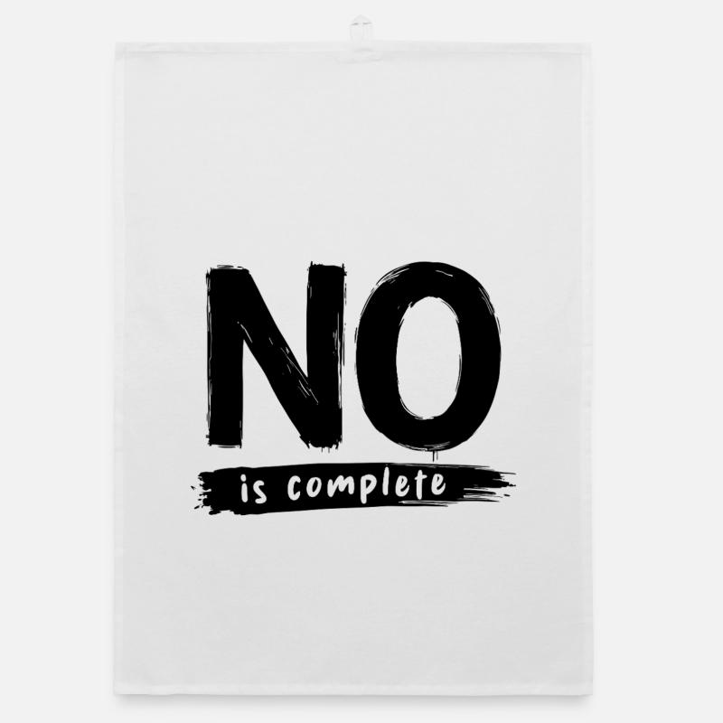 Le non, c’est une déclaration drôle complète Torchon bio