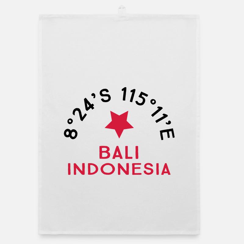 Bali - Torchon bio - blanc