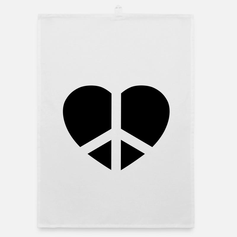 Frieden & Liebe Organic Geschirrtuch