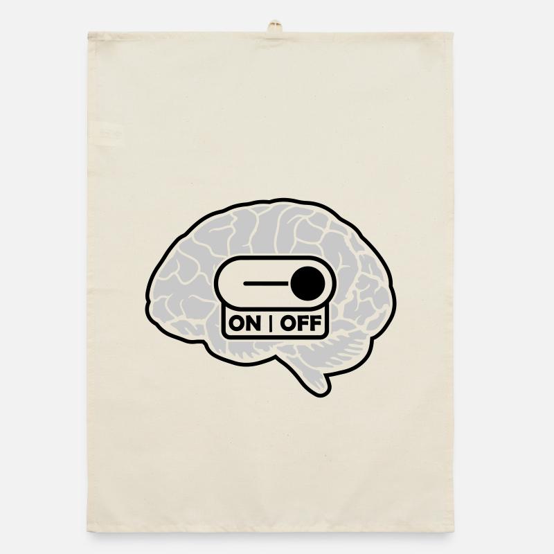 Turn off the brain switch Organic dish towel