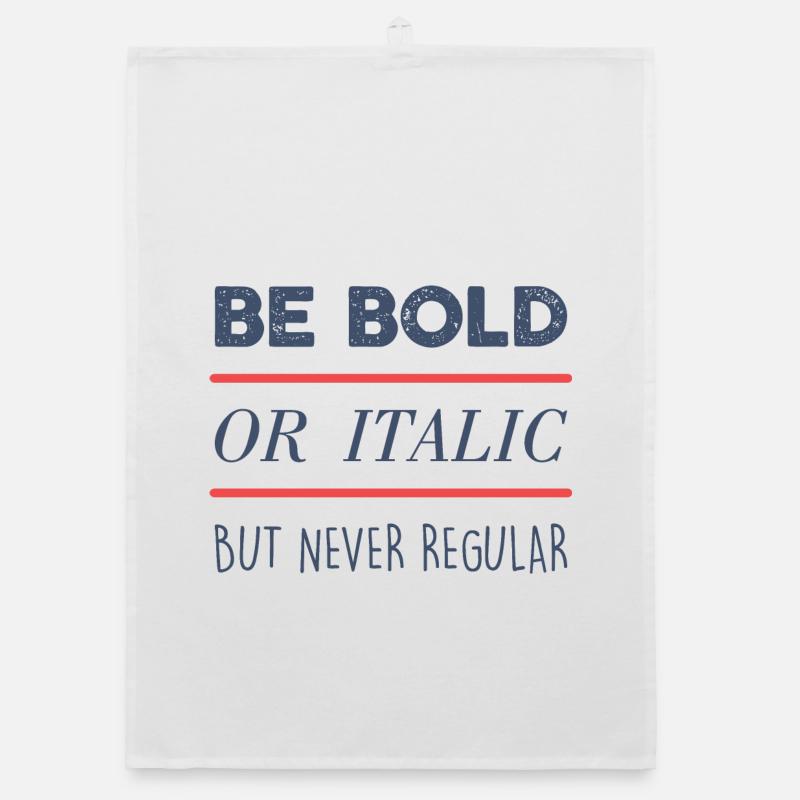 Be Bold Organic dish towel