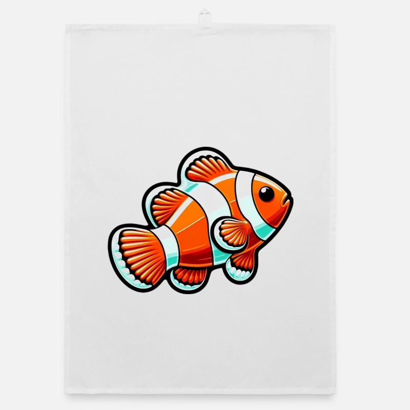 Clownfisch Organic Geschirrtuch