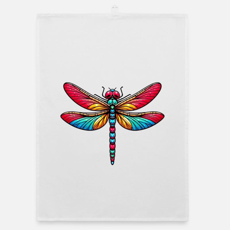 Dragonfly Organic dish towel