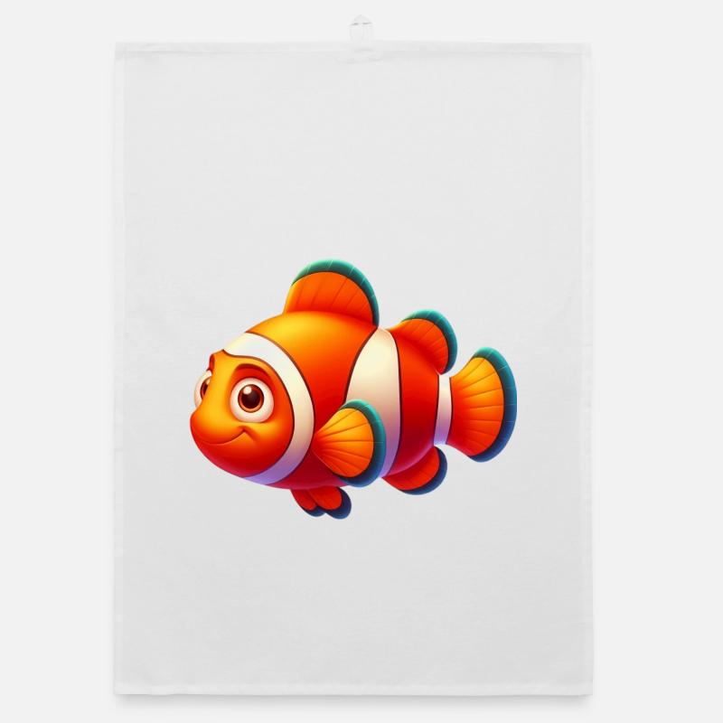 Clownfish Organic dish towel