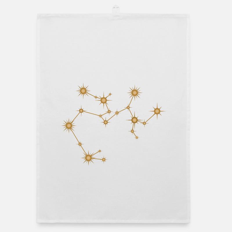 Sternbild Schütze Sternzeichen Sternzeichen Organic Geschirrtuch