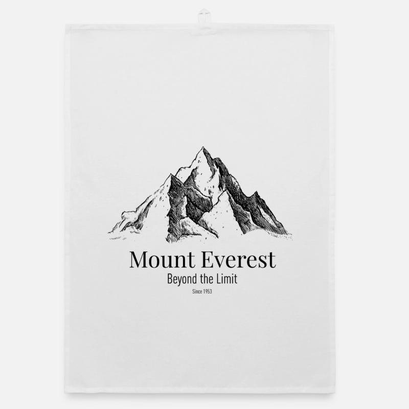Mount Everest jenseits der Grenze Organic Geschirrtuch