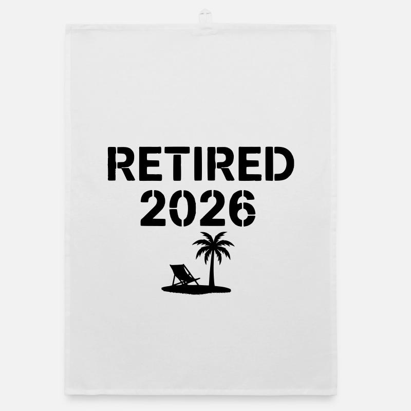 Retired 2026 Pension Palm Beach Organic dish towel
