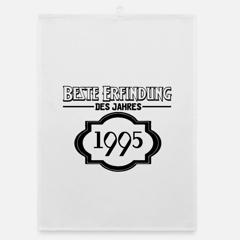 Beste Erfindung des Jahres 1995 Geschenk - Organic Geschirrtuch - Weiß