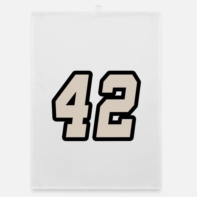 Nummer zweiundvierzig 42 Organic Geschirrtuch