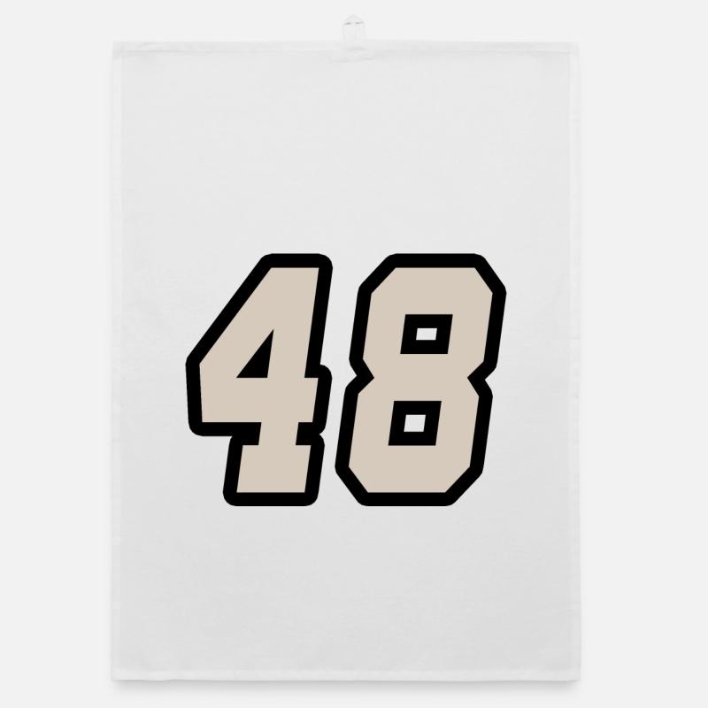 Nummer achtundvierzig 48 Organic Geschirrtuch