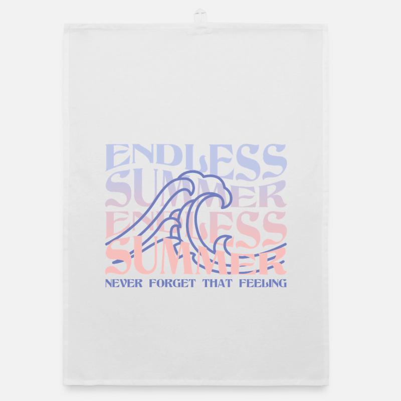Endless Summer – Vagues et ambiance de plage Torchon bio