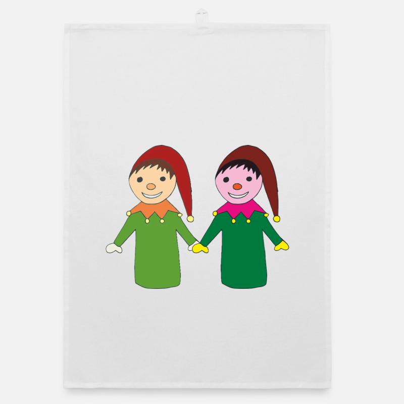 Fröhliche kasperl freunde Torchon bio